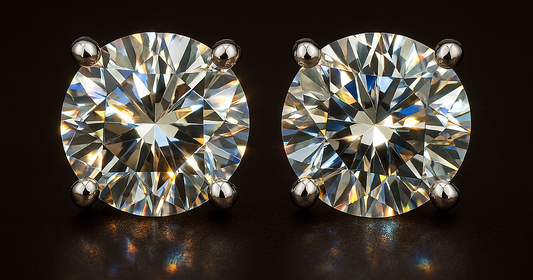 Diamond Stud Earrings - 5.0 tcw