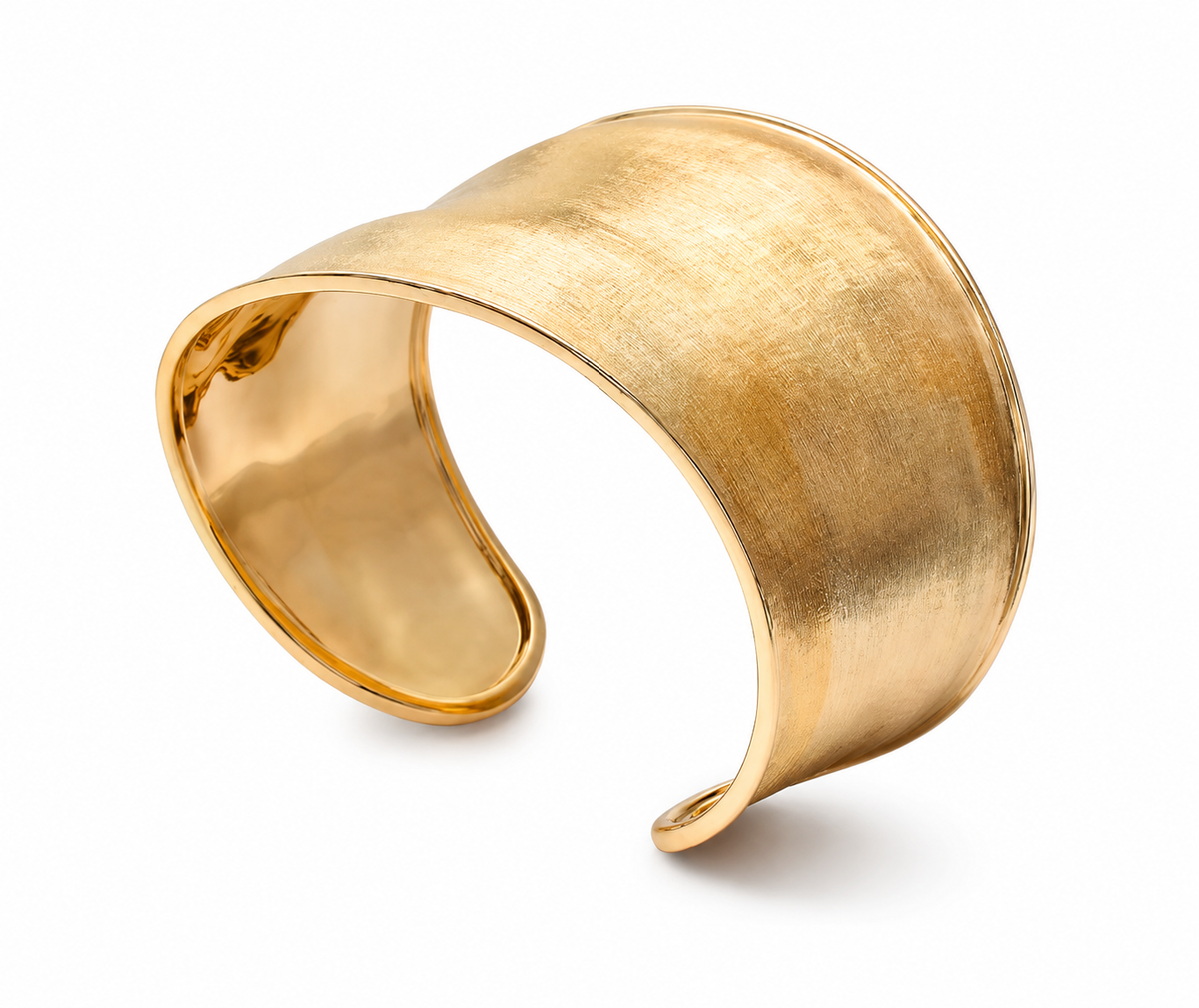 Marco Bicego Lunaria 18K Gold Cuff Bracelet for Women